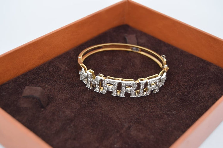 Bracelet Bracelet en or 18 kt avec diamants 58 Facettes BR106 (05149)