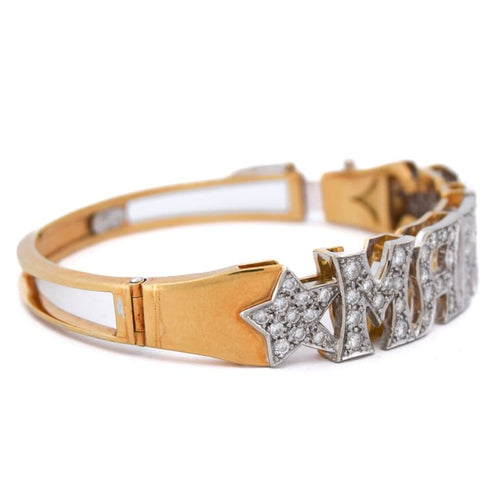 Bracelet Bracelet en or 18 kt avec diamants 58 Facettes BR106 (05149)