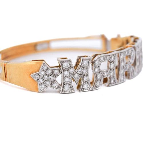 Bracelet Bracelet en or 18 kt avec diamants 58 Facettes BR106 (05149)
