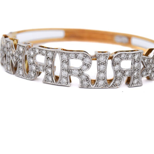 Bracelet Bracelet en or 18 kt avec diamants 58 Facettes BR106 (05149)