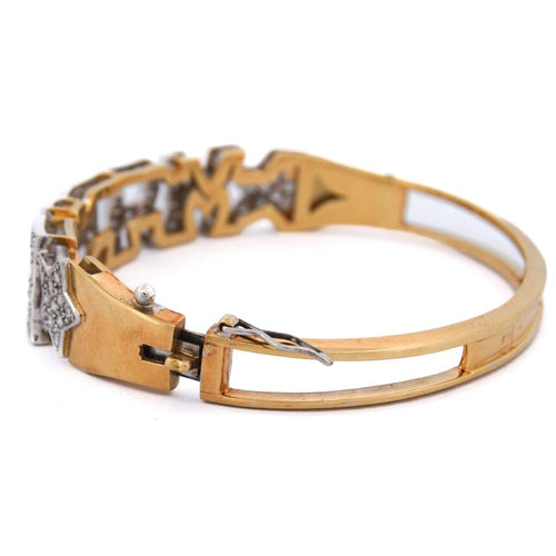 Bracelet Bracelet en or 18 kt avec diamants 58 Facettes BR106 (05149)