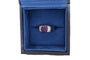 Bague 62 Bague vintage en or blanc 18 ct avec améthyste et diamants 58 Facettes AN132 '(05419)