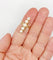 Bague 52 Bague marquise XXL vintage en or rose 18k et perles de culture 58 Facettes A06757