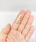 Bague 52 Bague marquise XXL vintage en or rose 18k et perles de culture 58 Facettes A06757