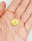 Pendentif Augis - Pendentif médaille d’amour « + qu’hier - que demain » en or 18k 58 Facettes A06758