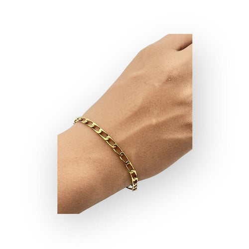 Bracelet Bracelet maille cheval en or jaune 750 58 Facettes 149066445