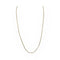 Collier Chaîne - Maille forçat en or jaune 750 avec chaînette de sécurité 58 Facettes 149066457