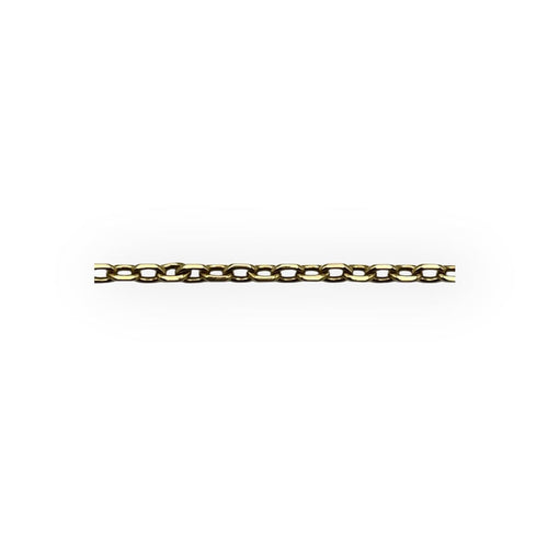 Collier Chaîne - Maille forçat en or jaune 750 avec chaînette de sécurité 58 Facettes 149066457