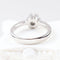Bague 53 Bague solitaire diamant 0,16 ct en or blanc 18K 58 Facettes 159/24E