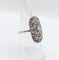 Bague 54 Bague marquise Art déco en platine et diamants (1,90 ct) 58 Facettes A06767
