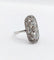 Bague 54 Bague marquise Art déco en platine et diamants (1,90 ct) 58 Facettes A06767