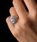 Bague 48 Bague Art déco en platine avec saphir de Ceylan 3,42 ct et diamants 58 Facettes CAN1600X3-1