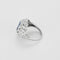 Bague 48 Bague Art déco en platine avec saphir de Ceylan 3,42 ct et diamants 58 Facettes CAN1600X3-1