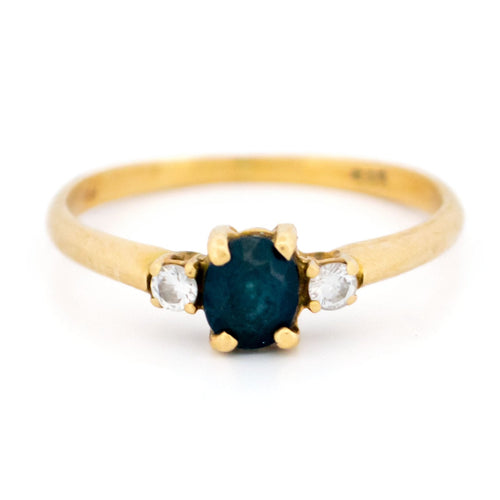 Bague 52 Bague trilogie - Diamant et saphir en or jaune 14k 58 Facettes 7801959A2149440FBBAD3CF245540DEC