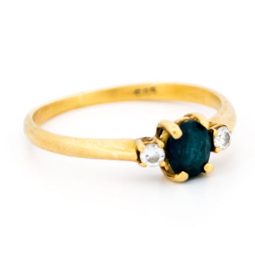 Bague 52 Bague trilogie - Diamant et saphir en or jaune 14k 58 Facettes 7801959A2149440FBBAD3CF245540DEC