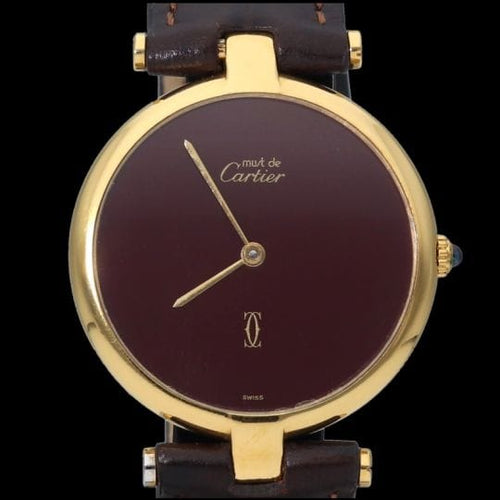 Montre Cartier Montre Must De Cartier Vermeil 58 Facettes MT45960