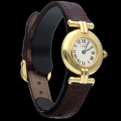Montre Cartier Montre Colisée Vermeil 58 Facettes MT45964