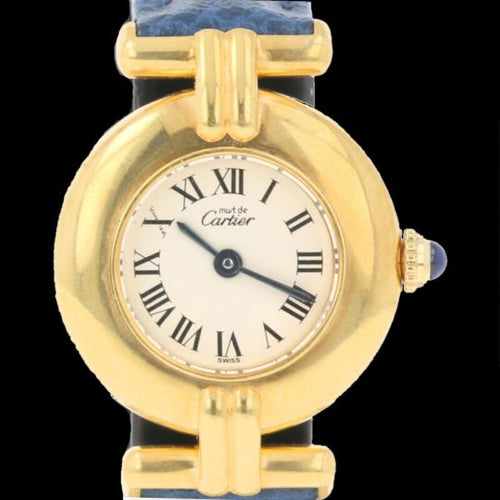 Montre Cartier Montre Colisée Vermeil 58 Facettes MT45961