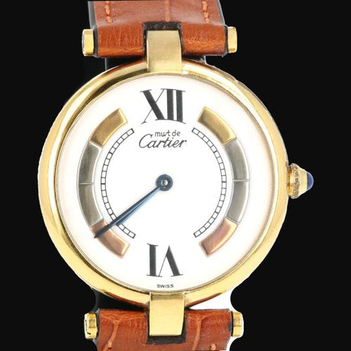 Montre Cartier Montre Must De Cartier Vermeil 58 Facettes MT45968