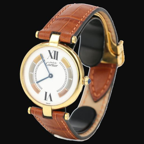 Montre Cartier Montre Must De Cartier Vermeil 58 Facettes MT45968