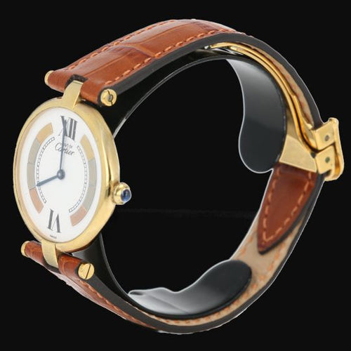 Montre Cartier Montre Must De Cartier Vermeil 58 Facettes MT45968