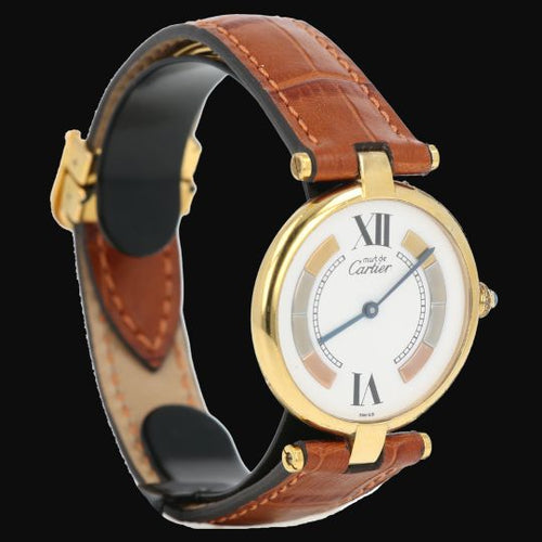 Montre Cartier Montre Must De Cartier Vermeil 58 Facettes MT45968