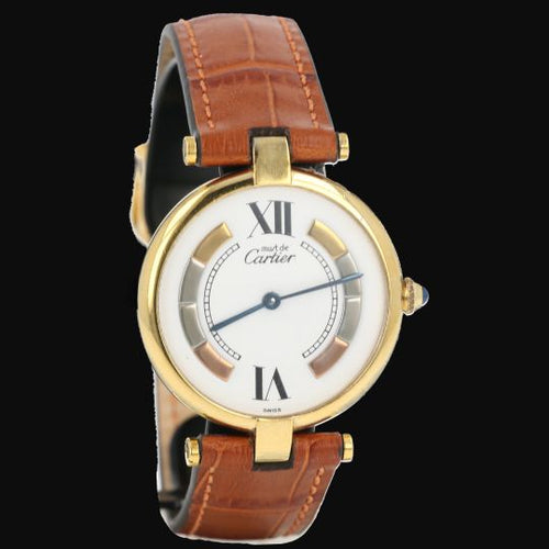 Montre Cartier Montre Must De Cartier Vermeil 58 Facettes MT45968