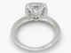 Bague 50 Bague entourage en or blanc 14 ct avec diamants 1,33 ct 58 Facettes IGI 3904104461, GIA 2151800313