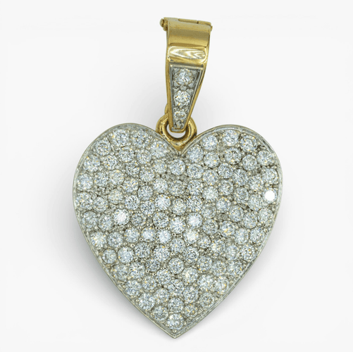 Pendentif Pendentif en or jaune 14 ct avec diamants naturels 2,25 ct 58 Facettes J260000022046