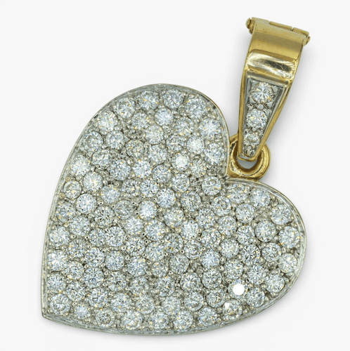 Pendentif Pendentif en or jaune 14 ct avec diamants naturels 2,25 ct 58 Facettes J260000022046