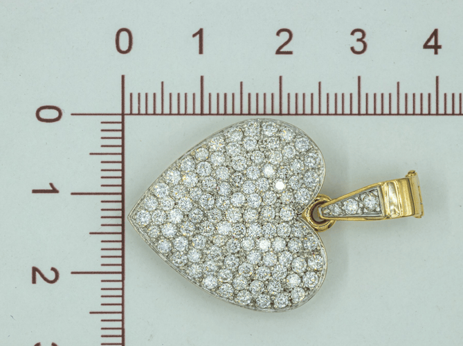 Pendentif Pendentif en or jaune 14 ct avec diamants naturels 2,25 ct 58 Facettes J260000022046