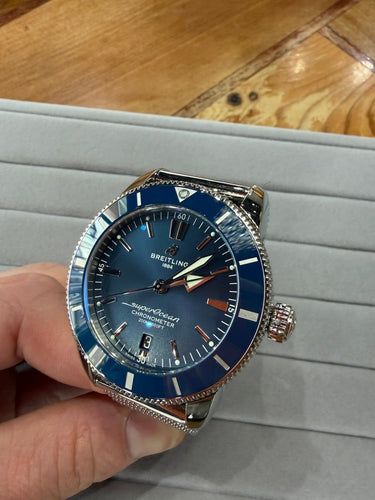 Montre Breitling Superocean Heritage - Montre homme 46 mm en acier 58 Facettes Breit
