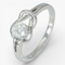 Bague 57 Bague nœud en or blanc 14 ct avec diamants 0,61 ct 58 Facettes 18J3352125