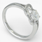 Bague 57 Bague nœud en or blanc 14 ct avec diamants 0,61 ct 58 Facettes 18J3352125