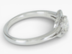 Bague 57 Bague nœud en or blanc 14 ct avec diamants 0,61 ct 58 Facettes 18J3352125