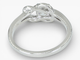 Bague 57 Bague nœud en or blanc 14 ct avec diamants 0,61 ct 58 Facettes 18J3352125