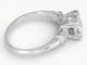 Bague 53 Bague entourage vintage en or blanc 14 ct et diamants 0,58 ct HRD 58 Facettes J250000016695