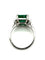 Bague 51 Bague en platine 950 avec émeraude colombienne 3,25 ct et diamants 58 Facettes BG EME
