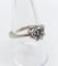Bague 60 Bague solitaire vintage en or blanc 14k avec diamant 1,35 ct 58 Facettes A06768