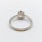 Bague 60 Bague solitaire vintage en or blanc 14k avec diamant 1,35 ct 58 Facettes A06768