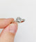 Bague 60 Bague solitaire vintage en or blanc 14k avec diamant 1,35 ct 58 Facettes A06768