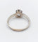 Bague 60 Bague solitaire vintage en or blanc 14k avec diamant 1,35 ct 58 Facettes A06768