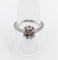 Bague 60 Bague solitaire vintage en or blanc 14k avec diamant 1,35 ct 58 Facettes A06768