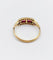 Bague 55 Bague Art déco en or 18k, rubis synthétiques et diamants taille rose 58 Facettes A06770