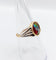 Bague 54 Legendres Limoges - Bague Art nouveau en or 18k et émail polychrome 58 Facettes A06772