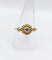 Bague 62.5 Bague fleur victorienne en or jaune 18k et diamant taille rose 58 Facettes A06787