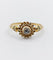 Bague 62.5 Bague fleur victorienne en or jaune 18k et diamant taille rose 58 Facettes A06787