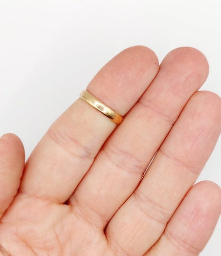 Bague 52.5 Alliance ancienne - Bague en or rose 18k gravée (circa 1881) 58 Facettes A06790