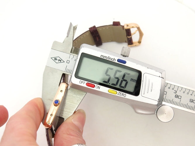 Montre montre CARTIER tank solo 3167 or rose 18k acier 2010 quartz 34mm + 2 bracelets 58 Facettes 273622