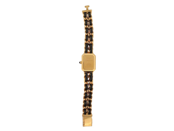 Montre vintage montre CHANEL premiere h0001 26mm plaque or 1987 quartz lady 58 Facettes 273038